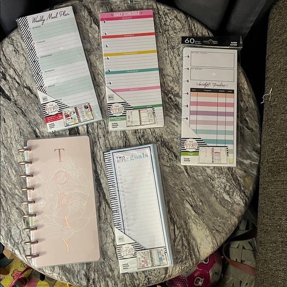 The Happy Planner Pastel and Black Home Office Set - Picture 1 of 9